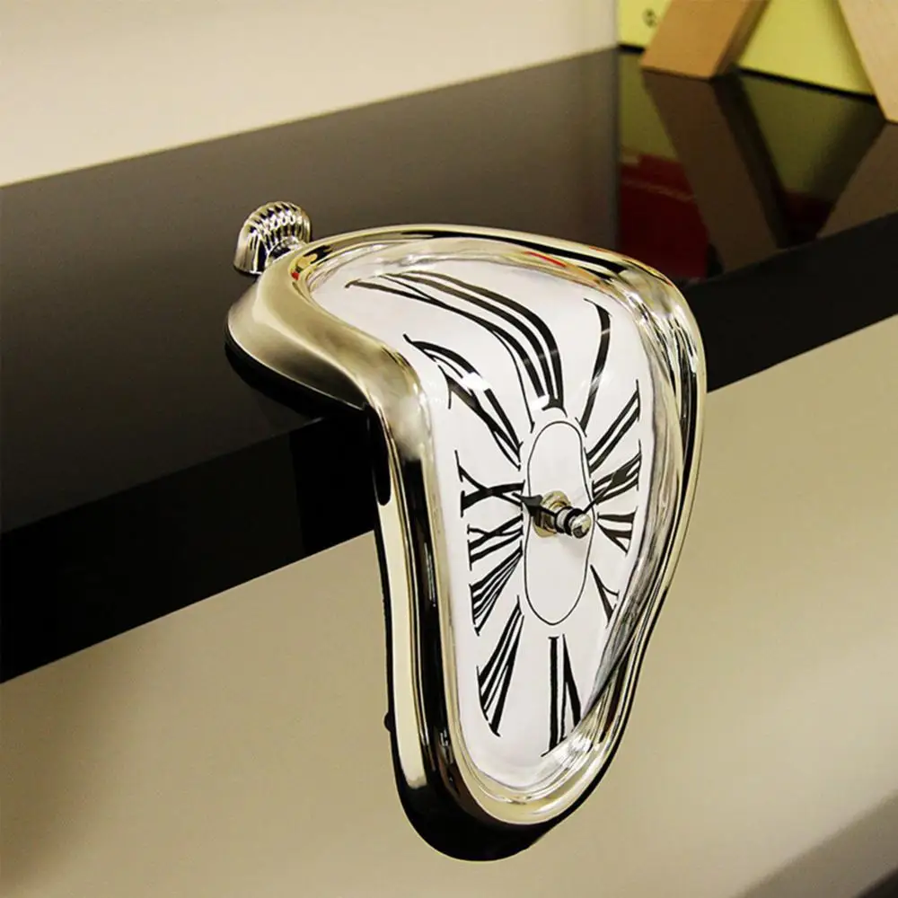 Clock Gift Novel Surreal Melting Distorted Wall Clocks Surrealist Salvador Dali Style Wall Watch Decoration Hot Sale 2020 New