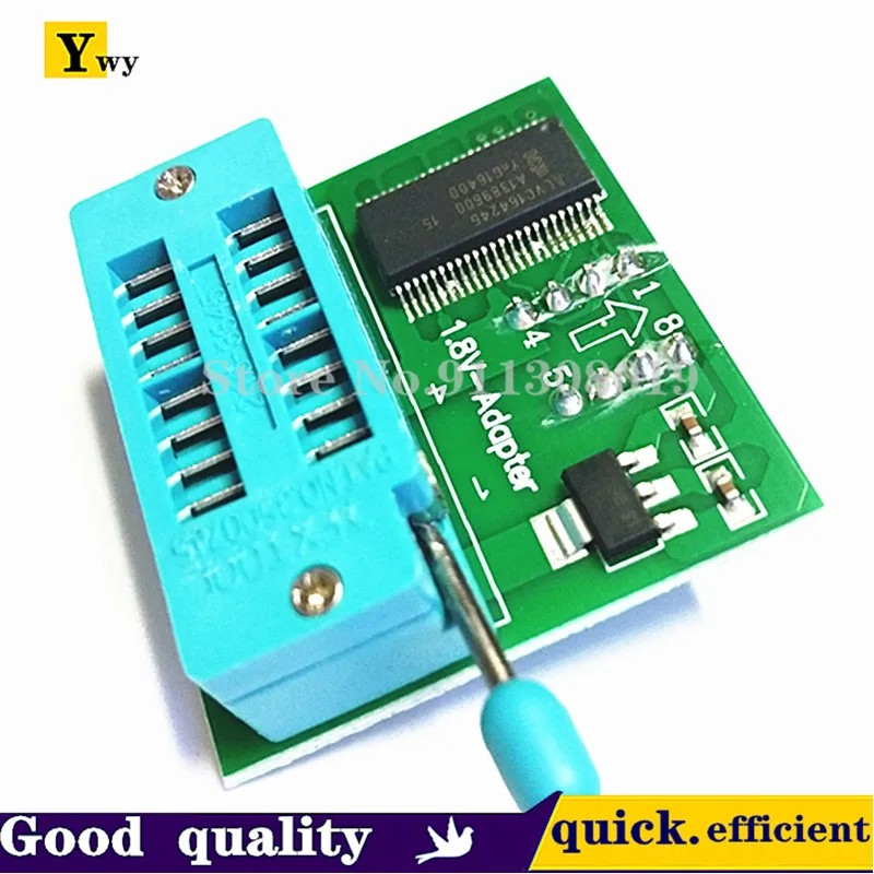 1.8V conversion seat SPI flash memory SOP8 DIP8 conversion flat motherboard MX25 W25 1.8V adapter board