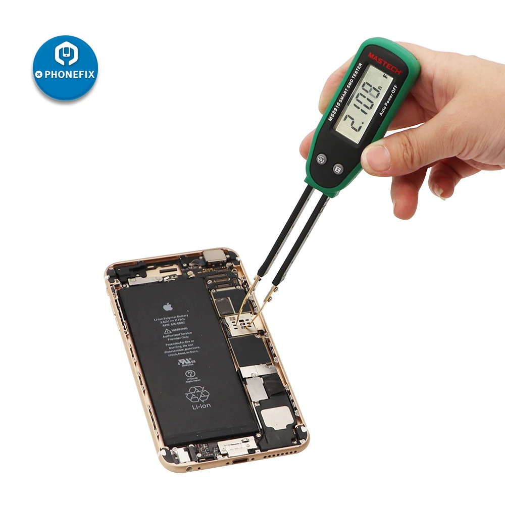 Ban Đầu MASTECH Thông Minh SMD Bút Thử Điện Dung Đo Đồng Hồ Vạn Năng MS8910 3000 Tính Màn Hình Hiển Thị LCD Cho Điện Thoại Di Động Thử Nghiệm Sửa Chữa