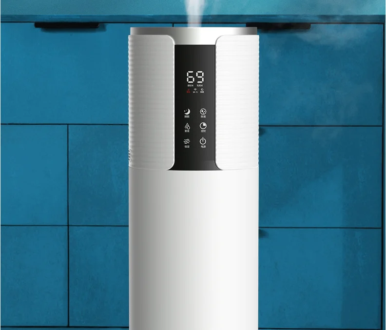 220V Điện Gia Đình Siêu Âm Thanh Máy Tạo Độ Ẩm Không Khí 8L Top Thêm Nước Xông Tinh Dầu Phun Sương Tạo Thông Minh Phun Sương Tạo Ẩm Hình Ếch Con Máy Phun Sương