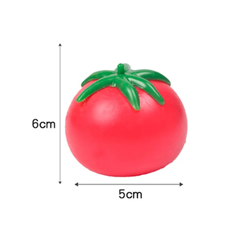 1pc tomate crianças brinquedos autismo squeeze squishies bolas alívio do estresse brinquedo antiestresse brincadeira adereços bola de água caçoa o