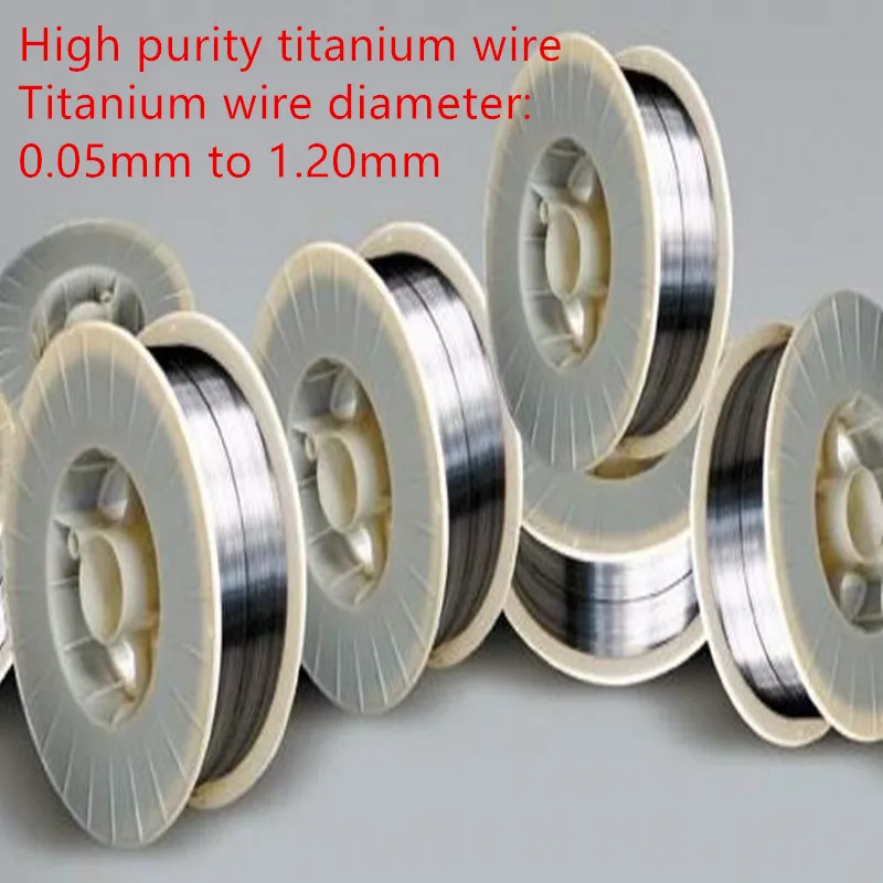 Zion 1meter High Purity Titanium Wire Ti Welding Wire Hanging Tool Wire Diameter 1.5mm  2.0mm 3.0mm 4.0mm 4.5mm 5.0mm 5.5mm