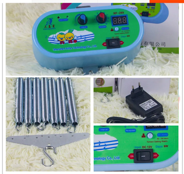 Electric Baby Swing Cradle Controller With EU Plug Auto Rock Play