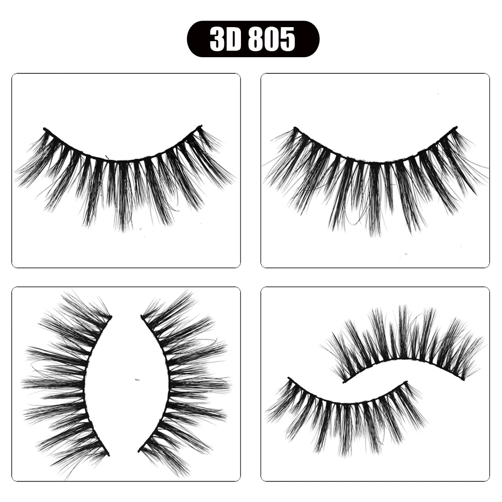 10 Paar 3D-Nerzwimpern, Anbieter, natürliche falsche Wimpern, Make-up, Wimpern, künstliche Wimpern, Großpackung – Detail 16