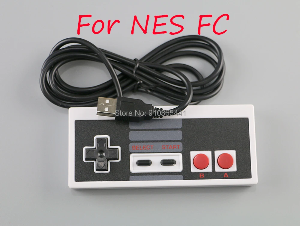 

10pcs Wired USB For NES Gamepad PC/USB/NES Computer Video Game Mando Handle Retro USB For NES Joystick Controle Manette