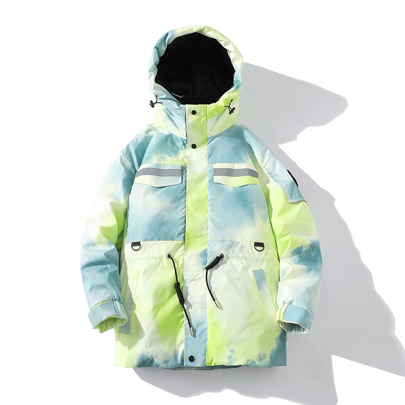 2021 chegada nova jaqueta de inverno com capuz design pato branco para baixo casacos engrossar longo parkas estilo ao ar livre quente neve wear hf001