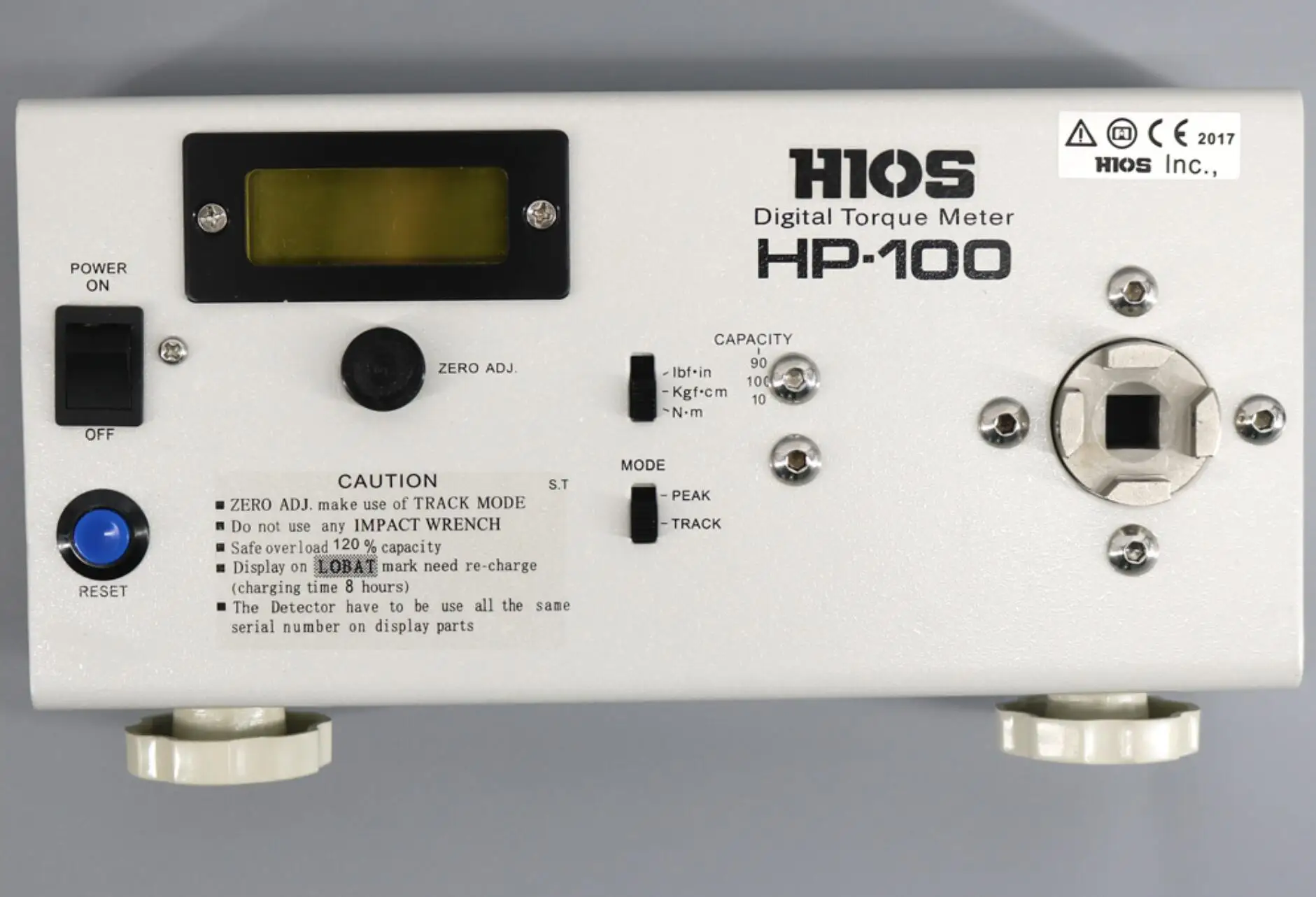 جهاز اختبار عزم الدوران الكهربائي المعتمد HIOS HP-100/HP-10/HP-20 /HP-50