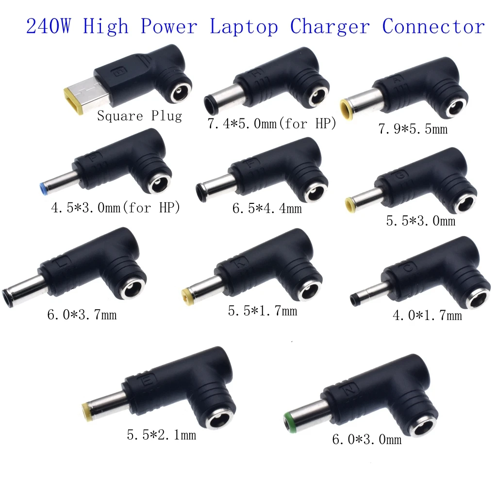 5.5x2.5mm Female Jack Universal Dc Power Supply Adapter Connector Plug for 180W 230W Universal Laptop Charger for Lenovo Hp Asus