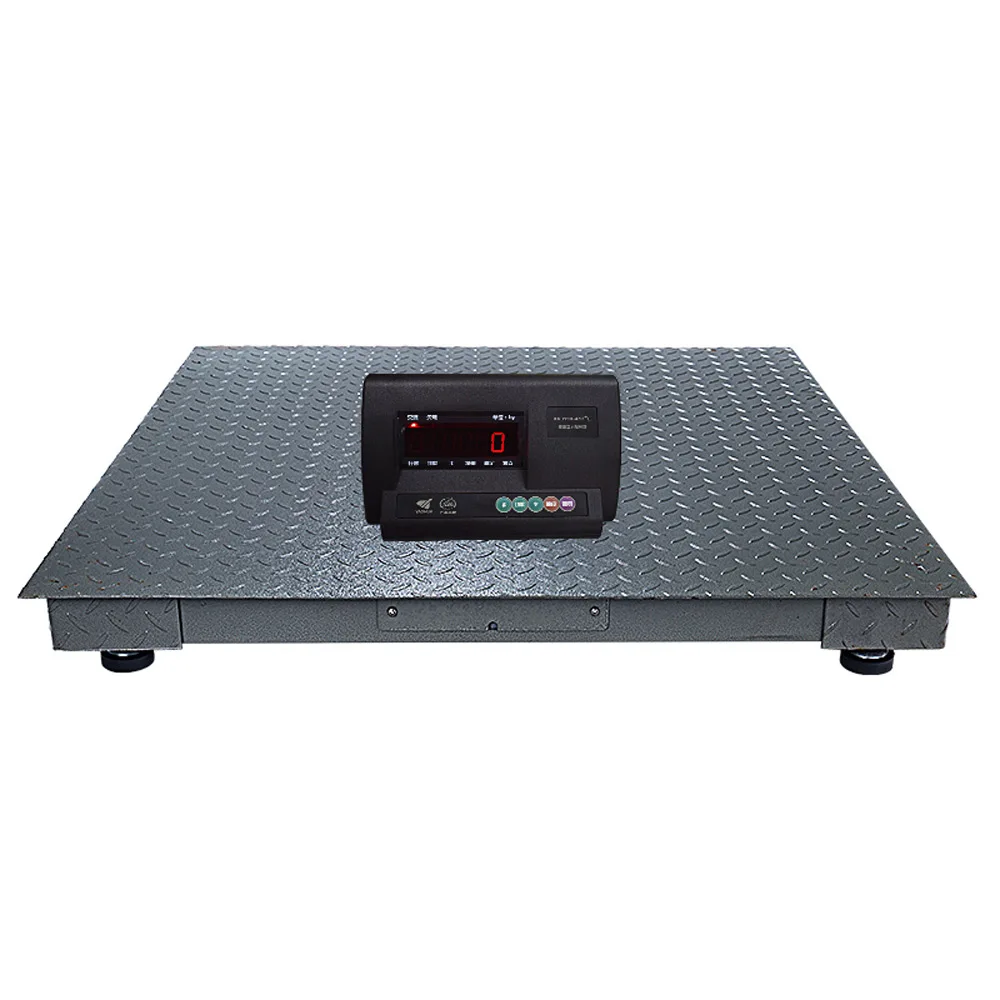 3 Tons Thickened Floor Scale Small Electronic Scale Livestock Scale Wired Floor Scale Instrument + Ordinary Floor Scale Line