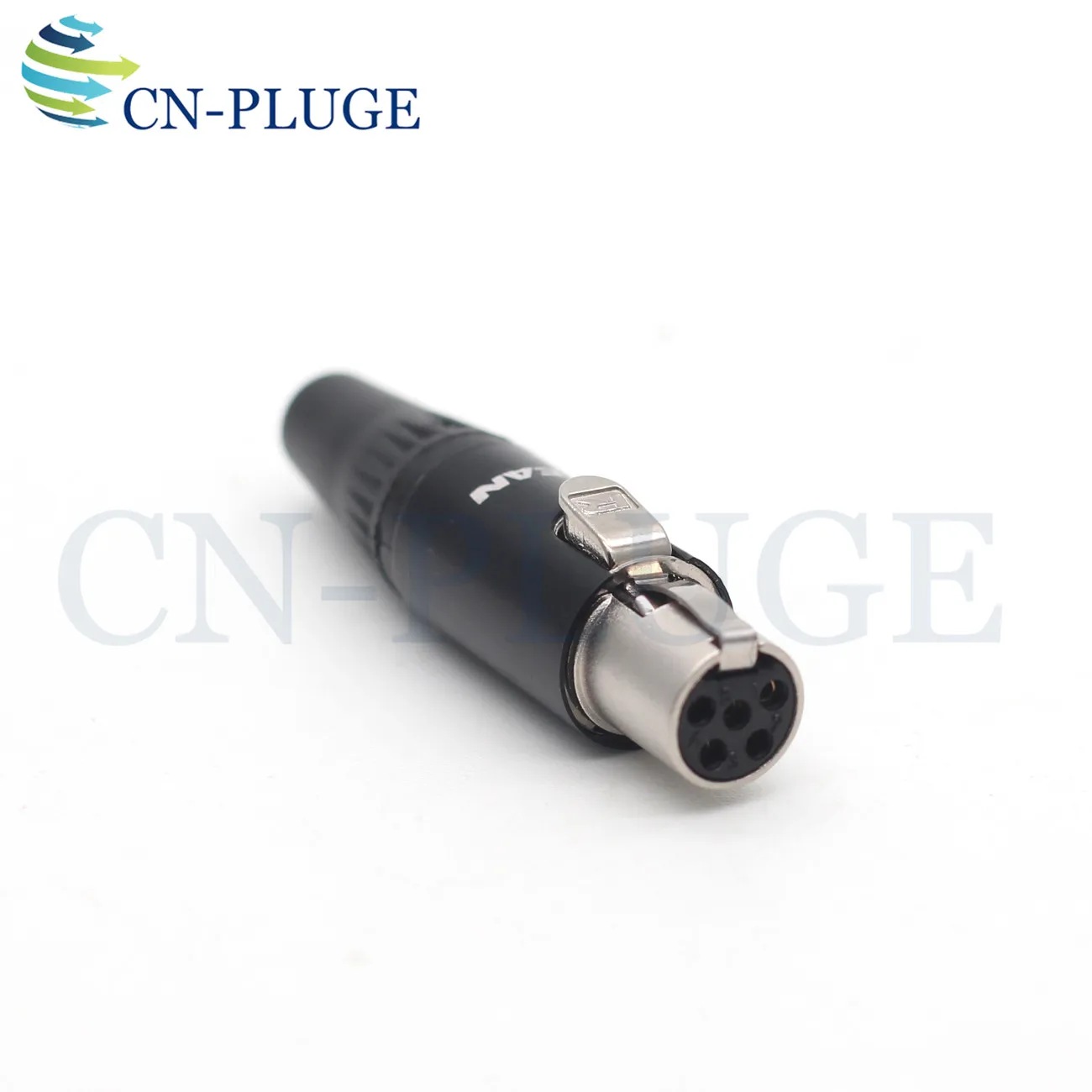 TA5F mini xlr 5 pin Little Lock Connector, Mini XLR Connector,  5-pin female monitor power plug, 833 power plug