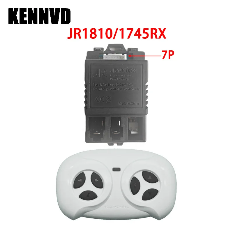 JR1745RX JR1810RX 5Pin 7Pin Children's Electric Ride on Car 2.4G Bluetooth Remote Control Receiver Motherboard Chip Transmitter