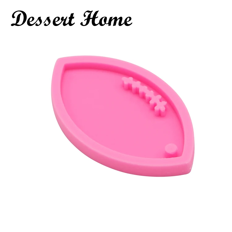 DY0090 DIY epoxy resin molds Rugby baseball basketball shape silicone mold for keychains Jewelry Making Accessories Tools