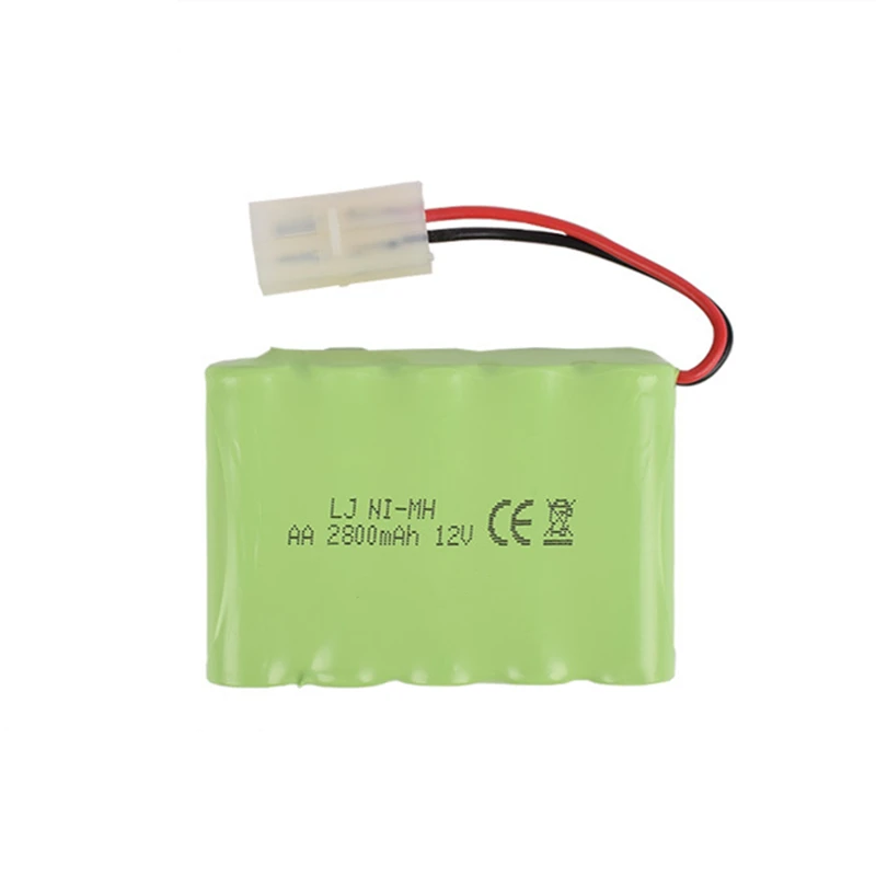 12v 2800mah akumulator NiMH do samochodzik zdalnie sterowany zbiorniki pociągi Robot łódź pistolet Ni-MH AA 1000mah 12v akumulator 1 sztuk