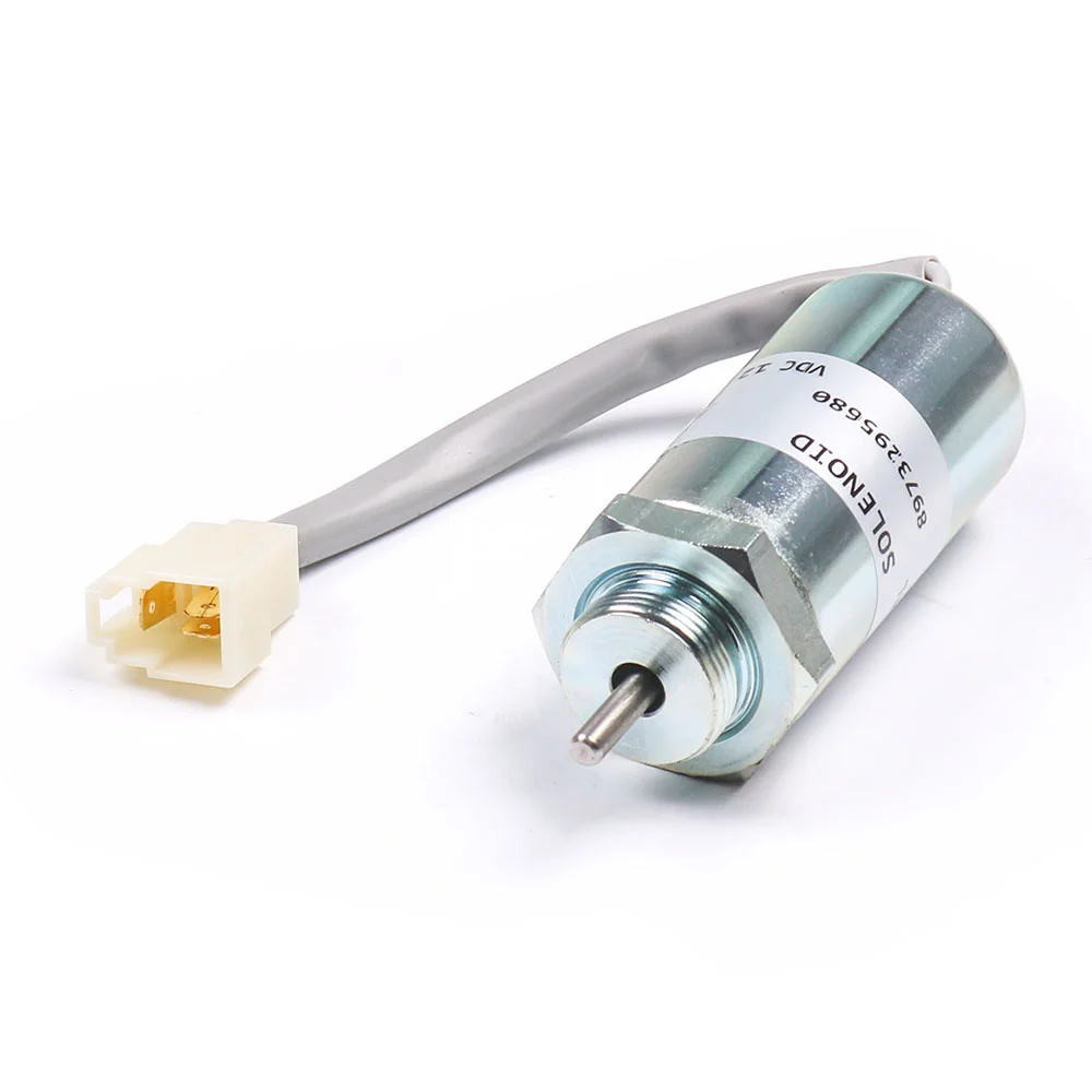 897329-5680 굴삭기 엔진 정지 솔레노이드, ISUZU EX400 3LD1 3LD2 4LE1 12V 연료 차단 솔레노이드 8973295680