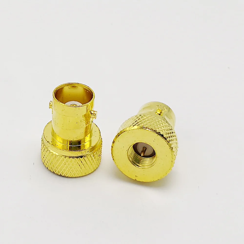 Adaptador bnc para sma, adaptador para antena bnc fêmea para sma macho, 10 peças