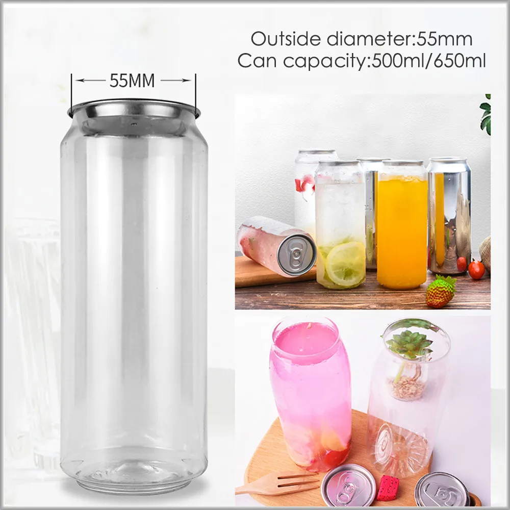 220V może maszyna uszczelniająca handlowa plastikowa puszka napój automatyczny kubek maszyna uszczelniająca herbata mleczna sprzęt 370W 55mm 75mm