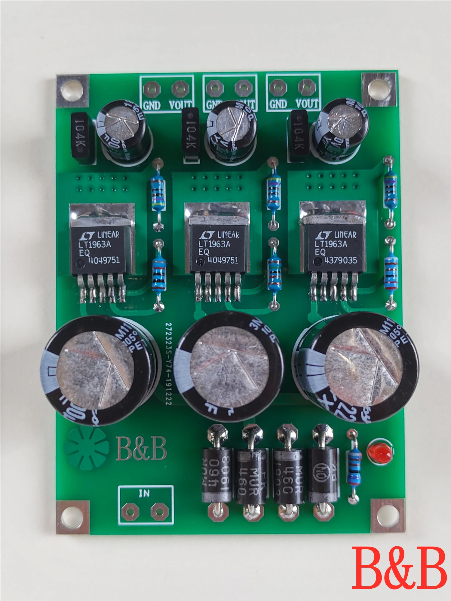 

LT1963A High-speed and Low-noise Three Independent Linear Regulated Power Supply XMOS DAC