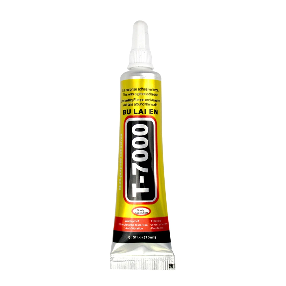 Low odor Adhesive Glue 15/50ml T7000 Super Adhesive Phone Touch Screen Frame Repair Sealant Glue Liquid Office  School Supplies