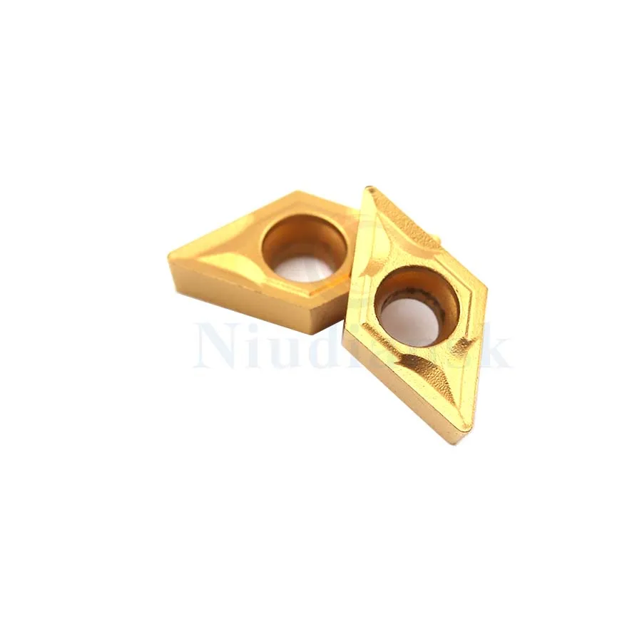 DCMT070204 VP15TF DCMT070204 UE6020 US735 inserti in metallo duro utensile per tornitura CNC utensile per tornio in metallo per la lavorazione di acciaio inossidabile, acciaio
