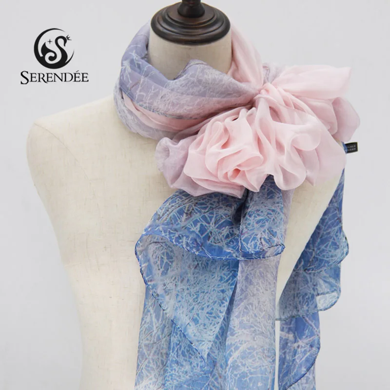 

100% Silk Women Scarf Luxury Hijab Foulard Soie Femme Shawl Head Bandana Sjaal Bufanda Mujer Luxe Chiffon Echarpe Designer Wrap