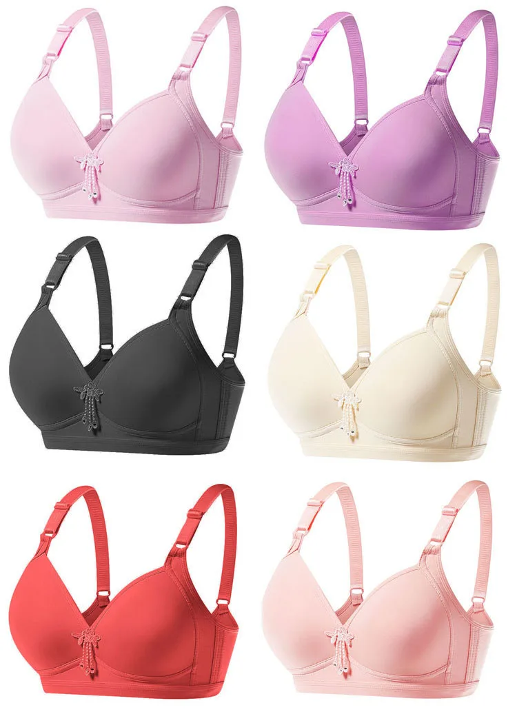 Top reggiseno lingerie Sexy in pizzo per donna bralette imbottita VS gerat B C D E cup busto grande 75 80 85 90 95 100 wire free push up bh C07
