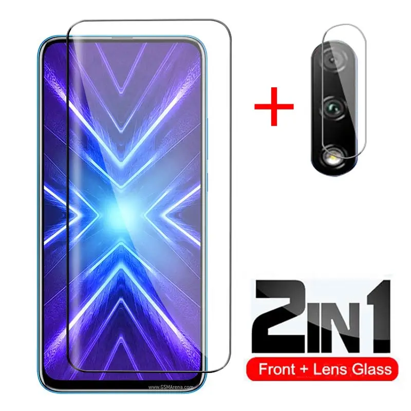 

2in1 honor9x global glass protective camera glass honor 9x premium aonor 9 x x9 honor 9x stk-lx1 6.59'' armored protection film