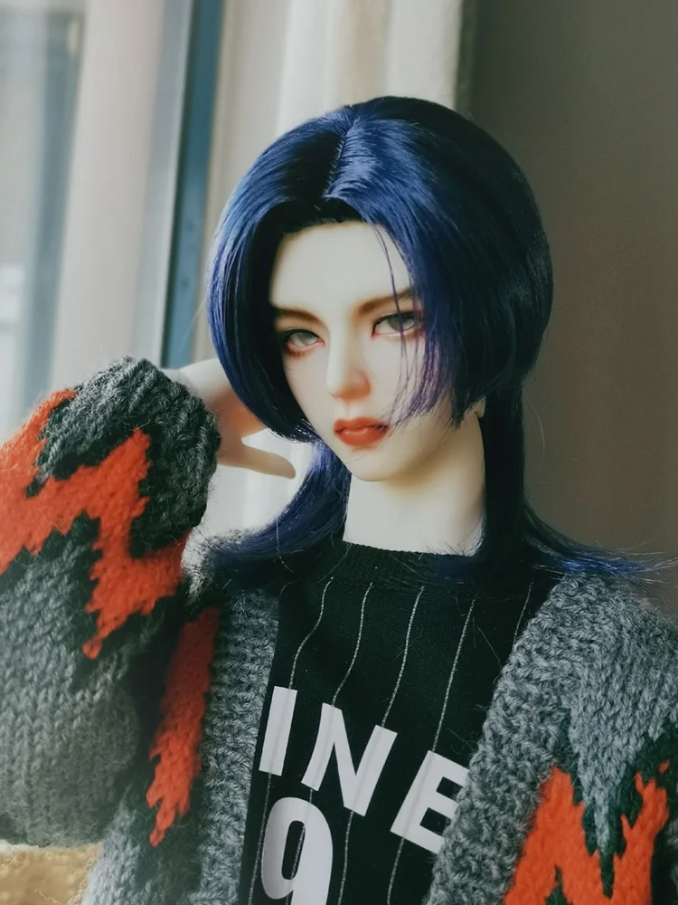 1/3 scale BJD SD doll wig accessories Ancient costume Samurai Short hair Handsome Wigs for BJD/SD doll accessories C0679