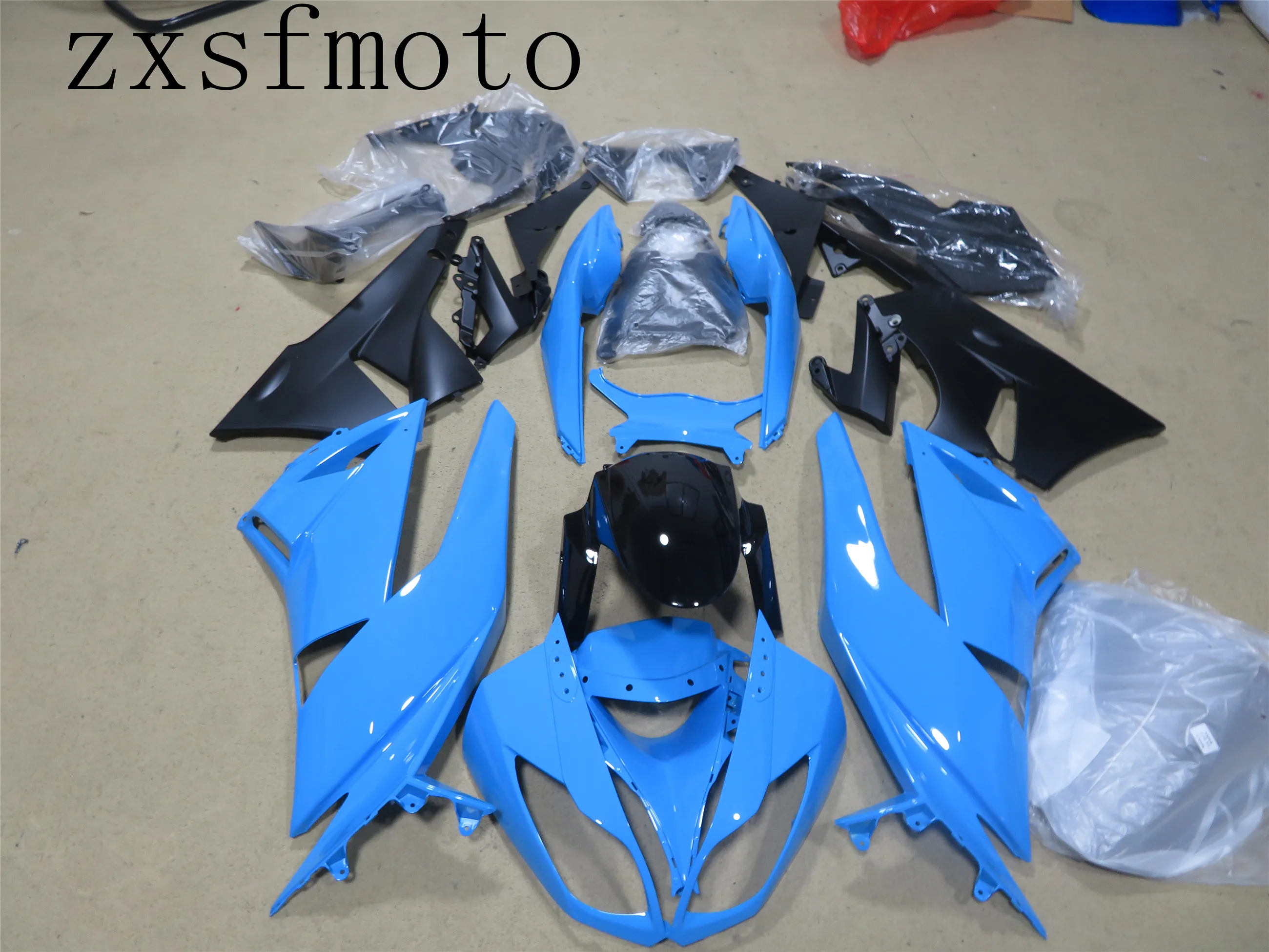 

Zx-6r Motorcycle Fairing For zx-6r ZX-6R 2009 2010 2011 2012 Fairing Kit Bodywork ABS Plastic for Color UV painted blue black