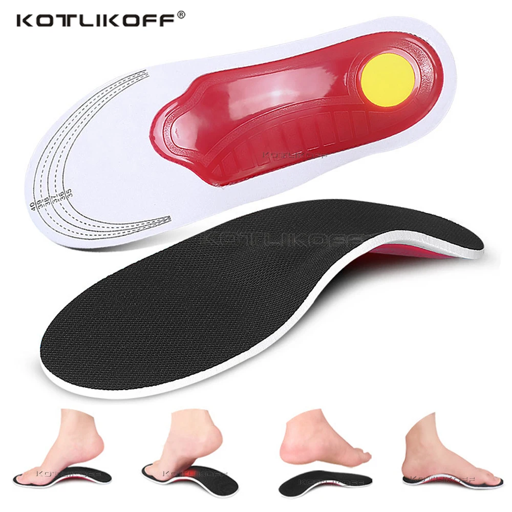 Sol Ortopedi KOTLIKOFF untuk Kaki Premium Alas Tunggal Kesehatan Kaki Datar Sepatu Pria Wanita Sol Kaki Alas Kaki Kaki Orthotic Insert O/X