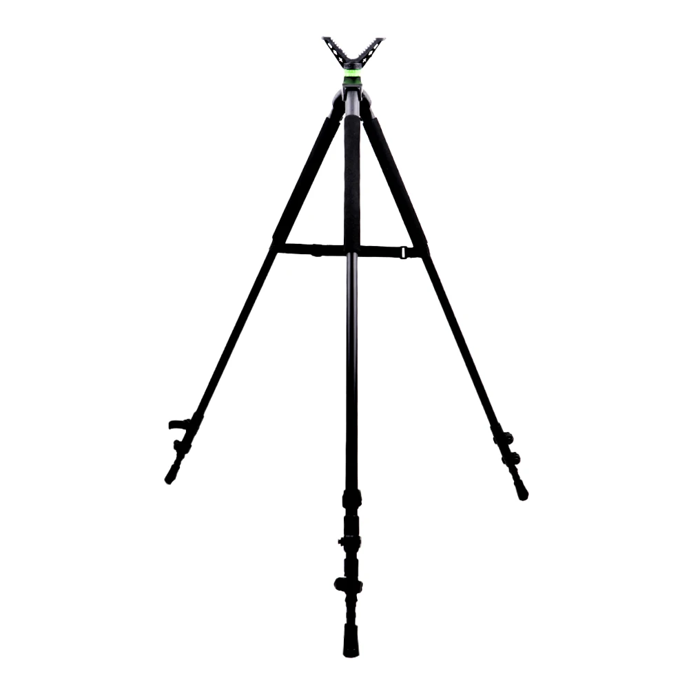 T03 Lightweight Hunting Tripod 200cm Adjustable Trigger Shooting Sticks Hunting bracket Camera Tripods with Rotating V-Yoke