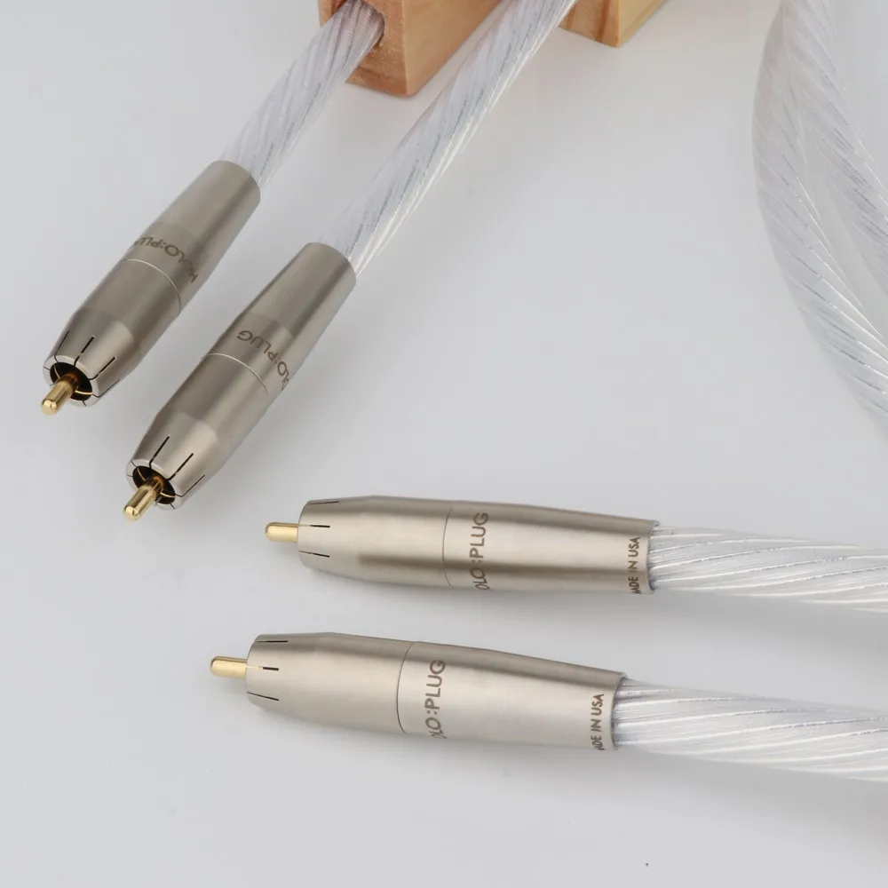 X417 Hi-End Nordost Odin 2 Silver Supreme Reference RCA Audio Interconnect Cable with RCA Holo Connectors