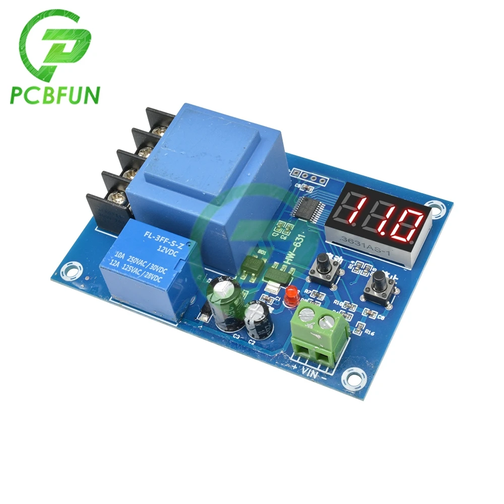 3.7V-120V XH-M602 Digital Control Battery Lithium Battery Charging Control Module Battery Charge Control Switch Protection Board