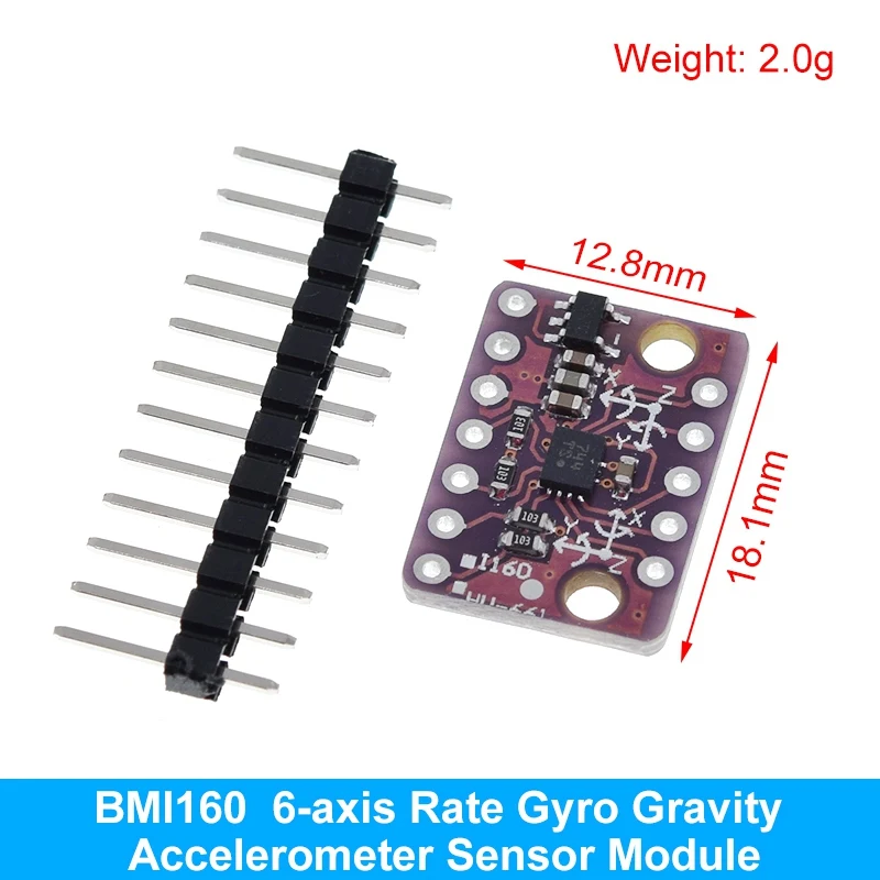 MPU-6050 MPU-9250 BMI160 LSM303DLHC L3G4200D QMC5883L ADXL335 LIS3DSH 3-, 6- und 9-Achsen-Sensor für Lagebestimmung +Gyroskop +Beschleunigungsmesser +Magnetometer – Detail 31