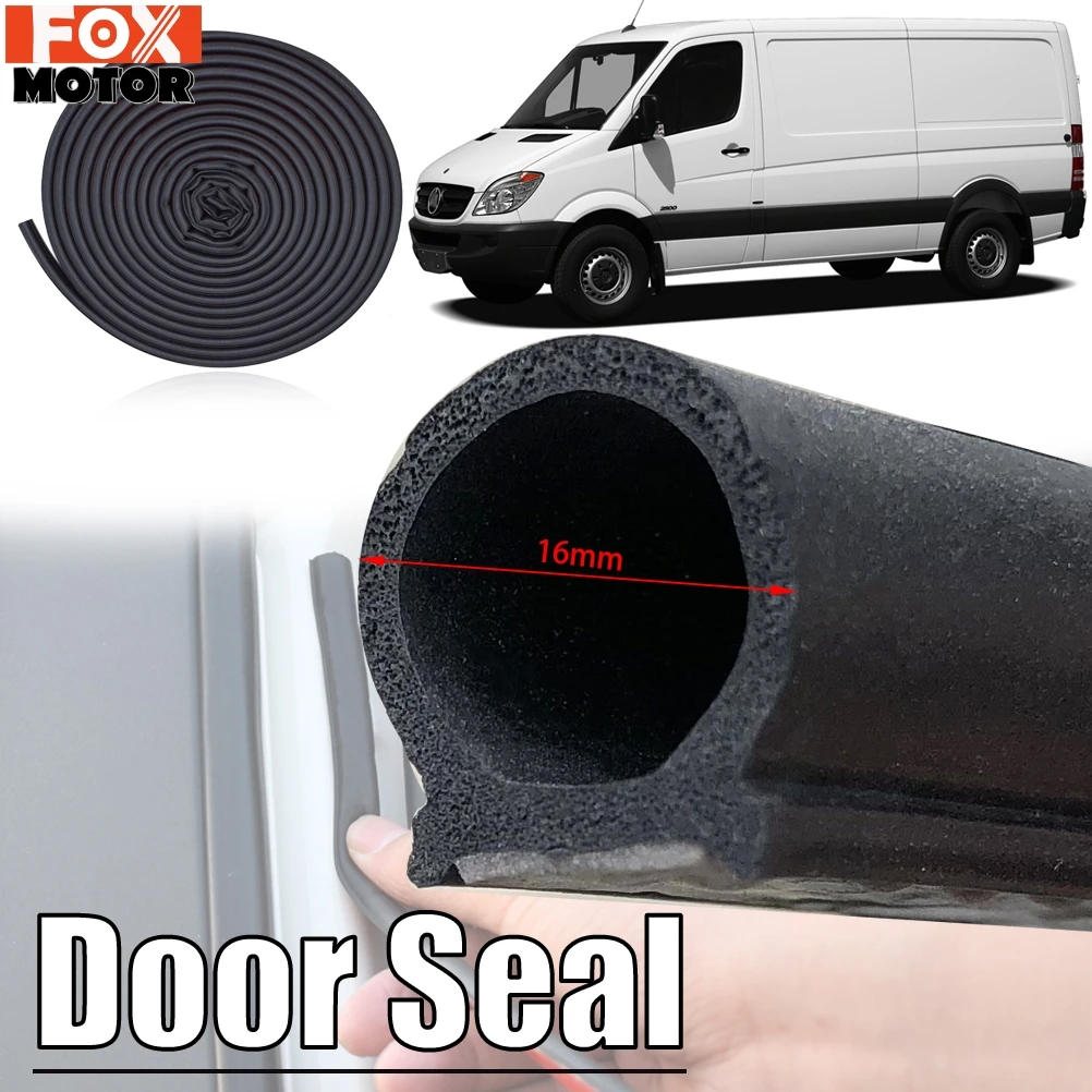 10M Car Door Seal Strip EPDM Rubber Soundproof For Mercedes Sprinter W901 W902 W903 W904 W905 W906 VW LT II Volkswagen Crafter