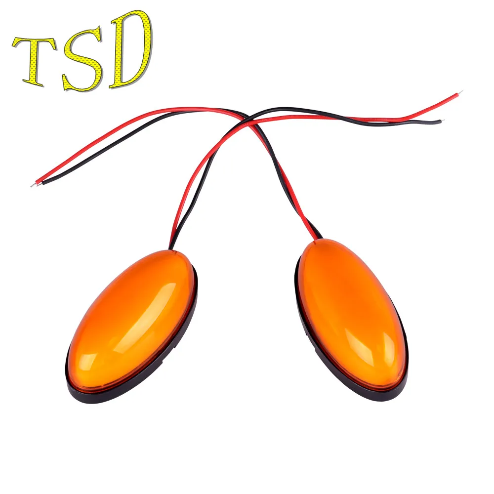 

Trailer Indicator Light Side Lamp Small Rear Tail Signal Lighting IP65 10pcs 12V LED Lorry Side Marker Light