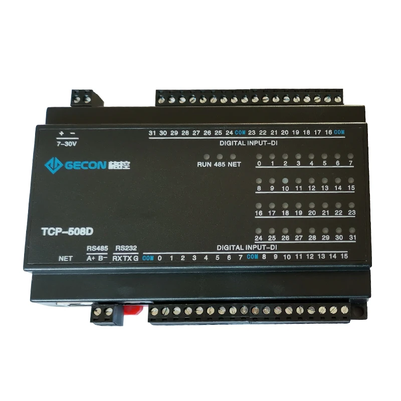 

TCP-508D 32DI Ethernet Industrial Acquisition Control Module RS485 RS232 Modbus RTU&TCP UDP Protocol IO Unit