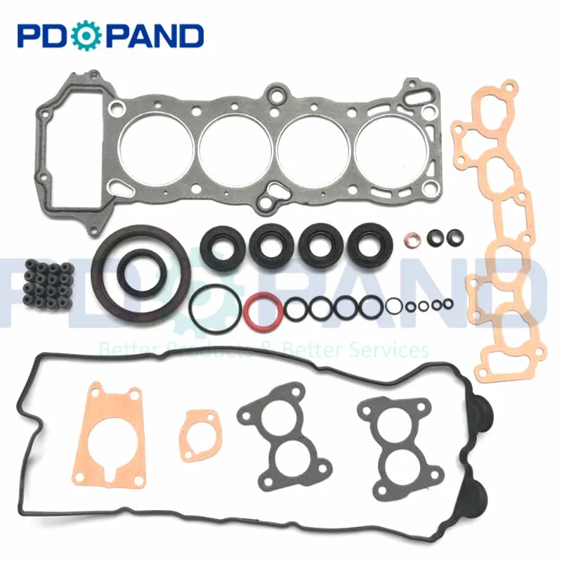 GA16DE GA16DNE Engine Full Rebuilding Gasket Set A0101-74Y87 for Nissan Sunny B14 1597cc 1.6L