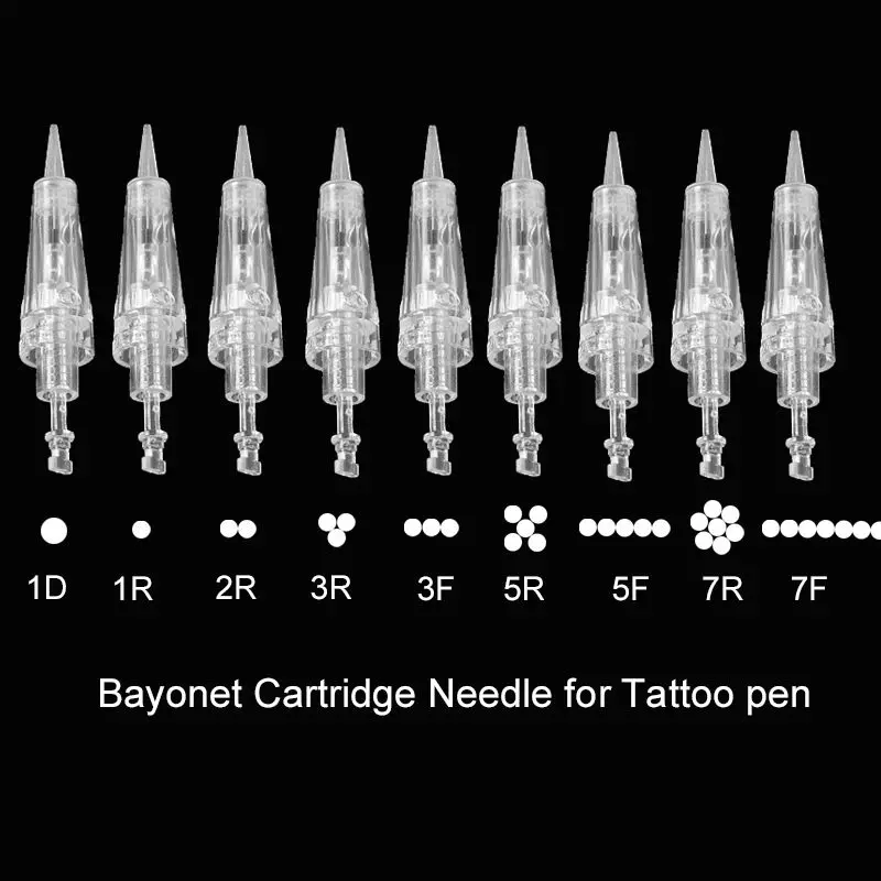 Cartouches de tatouage pour les yeux et les lèvres, 30 pièces, arabisées, professionnelles, maquillage en continu