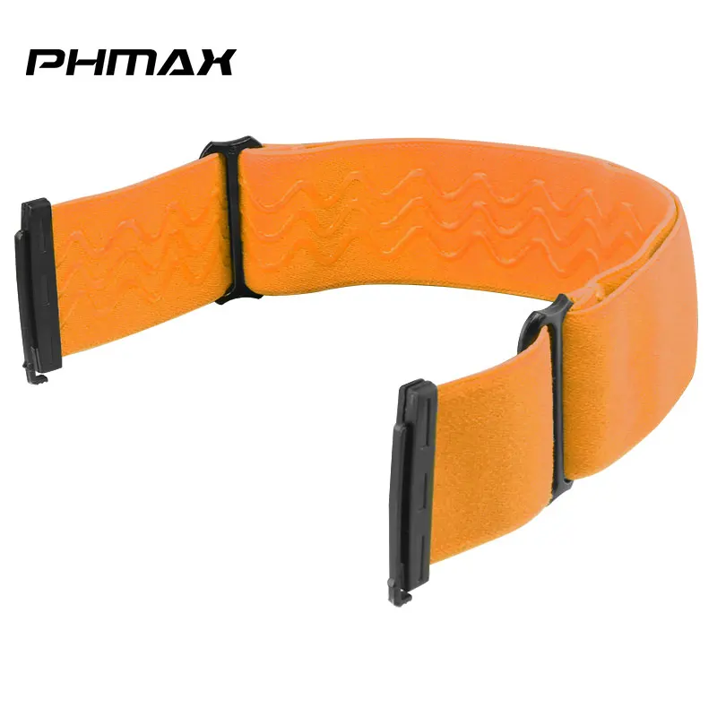 PHMAX antislip skibril riem vrij verstelbaar met gesp antislip singelband geschikt voor magnetische skibril