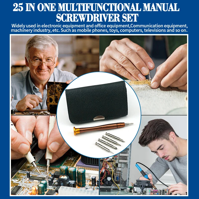 Screwdriver Set 25/13PCS/set Multifunctional Opening Repair Tool Set Precision Screwdriver For Phones Tablet PC