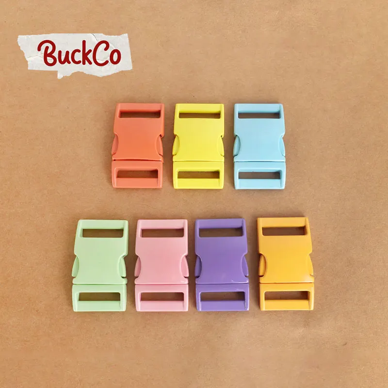 

100pcs/lot spray paint metal clasp quick side release 25mm webbing DIY for garment bag dog collar accessories suppli 7 colours