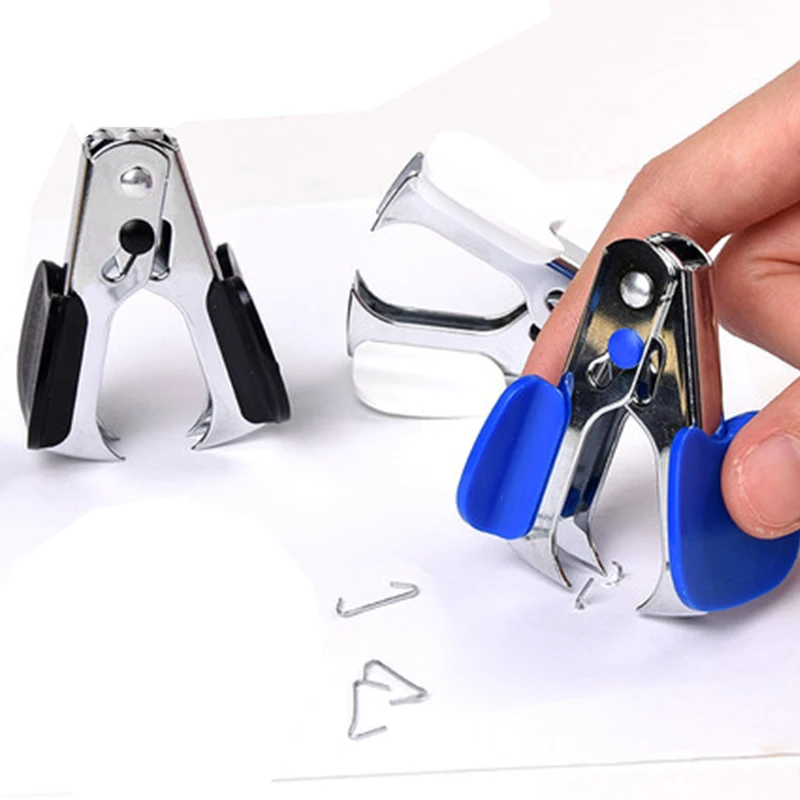 Huapuda 411 Mini Staple Remover Nail Puller Small Pliers School Office Nail Pull Out Extractor Nail Remover for Staple 24/6 26/6