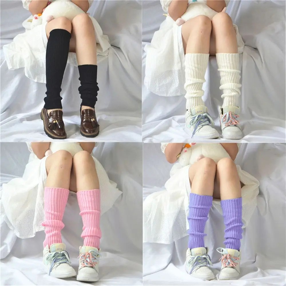 

New Trend Stretchable leggings Ballet Accessories Thigh protector Furry Ankle Knitted Wool Leg Warmers Calf Socks