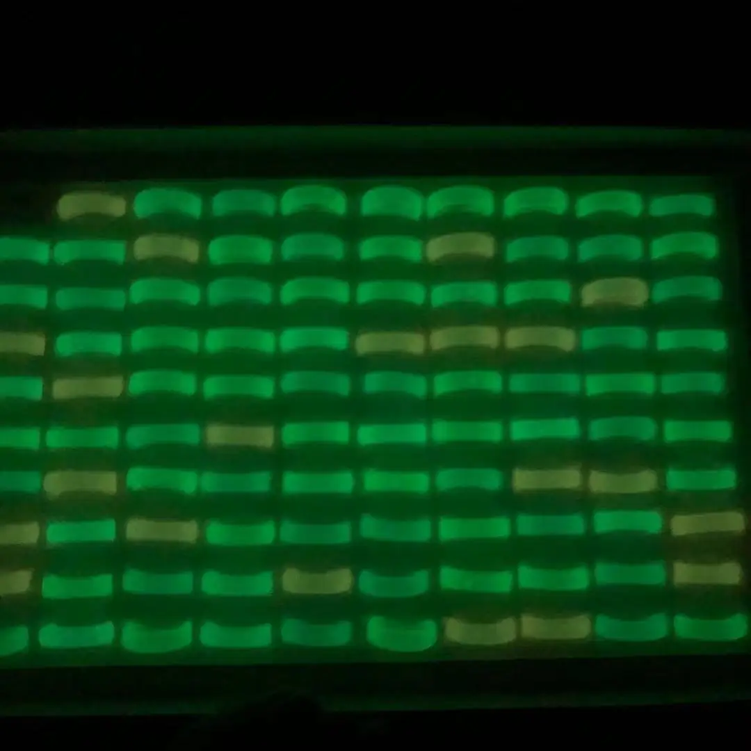 100pcs/lot Fashion Multicolor Luminous Glow In Dark Rings Jewelry For Women Wholesale Party Gifts view 3