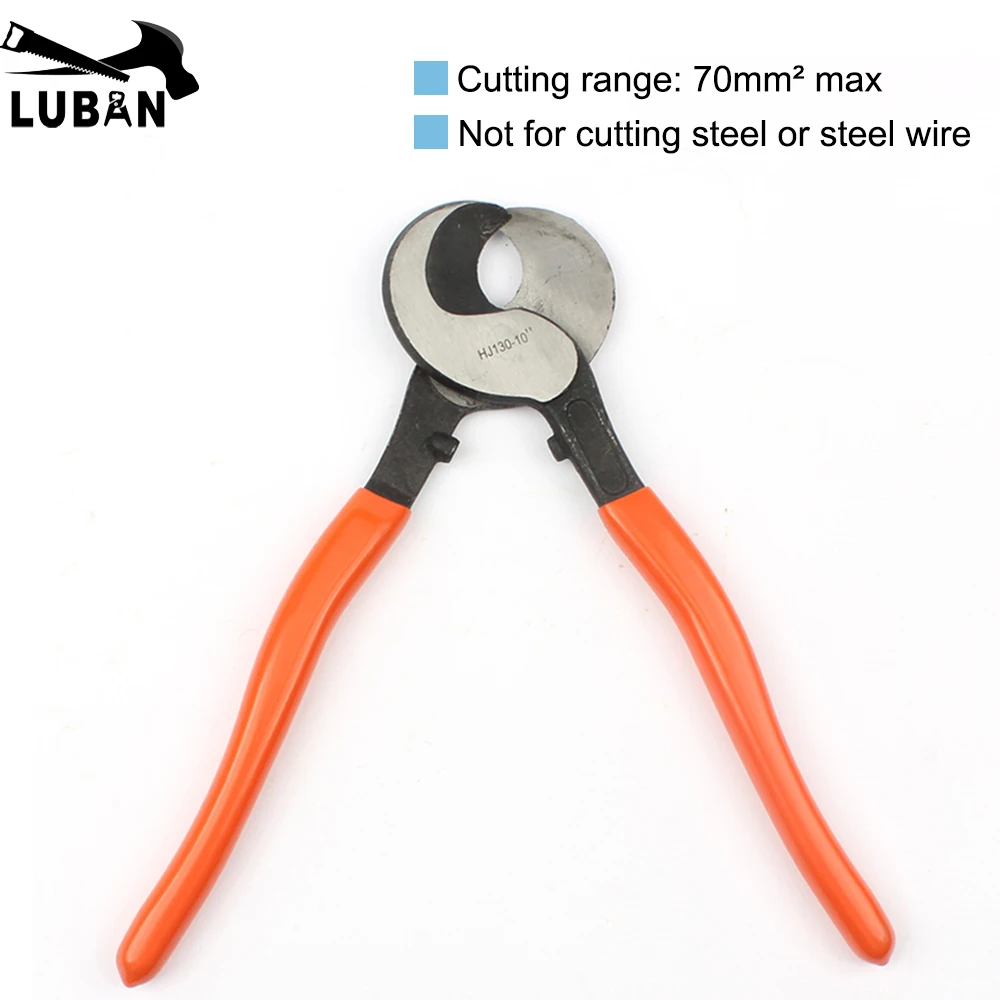 HJ130 70mm Hand Cable Cutter Plier, Wire Cutter Plier, Hand Tool, Hand Plier cable cutting tool hj-130