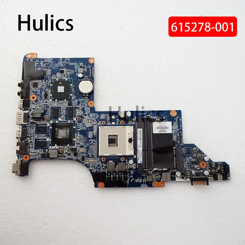 

Hulics Used 615278-001 For HP PAVILION DV6T-3000 615278 NOTEBOOK PC DV6-3000 Laptop Motherboard DDR3 DA0LX6MB6H1