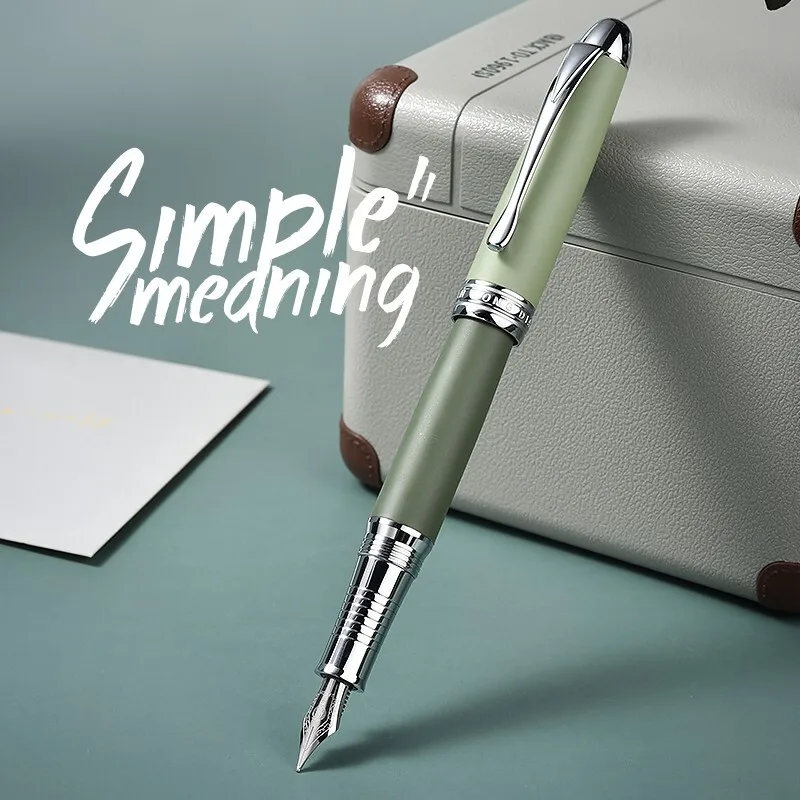 LT Hongdian 5019 Morandi Fountain Pen Nordic Style Calligraphy Custom Engraving Writing Practice Students ues