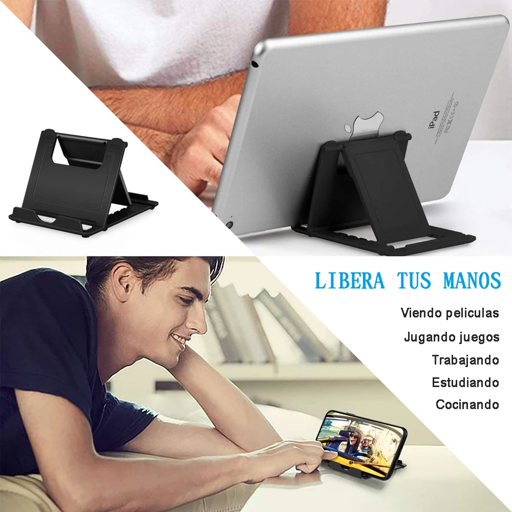 Mobile phone stand, Universal Foldable mobile phone/tablet stand, table mobile phone stand