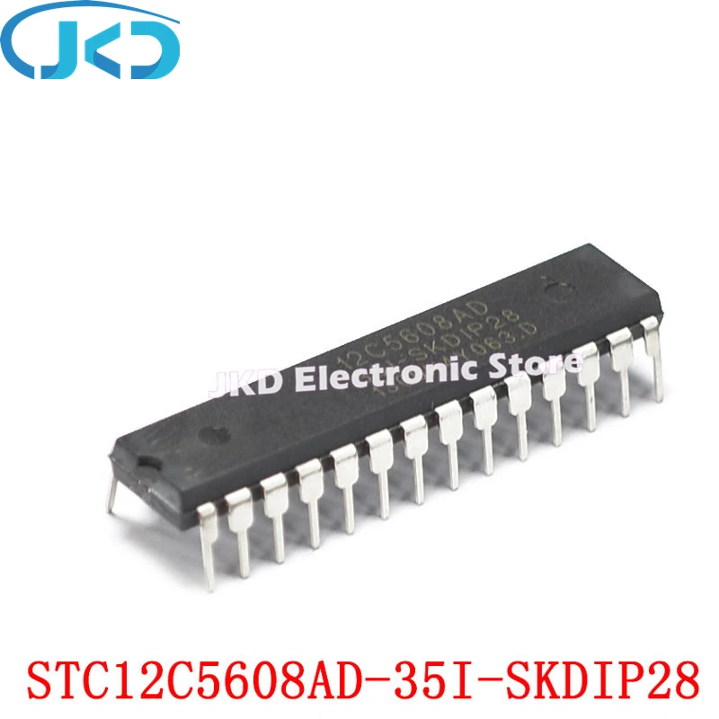 5pcs 100% New and original STC12C5608AD-35I-SKDIP28 STC12C5608AD-35I  STC12C5608AD DIP28