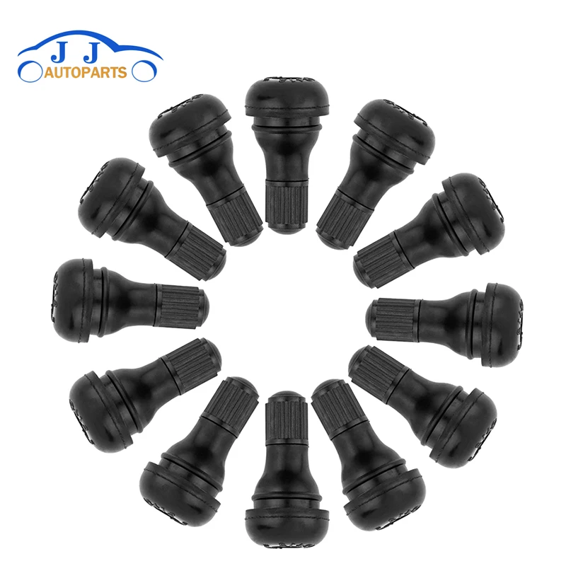 

50PCS Universal TR412 Snap-in Rubber Car Vacuum Tire Tubeless Tyre Valve Stems For Auto Motorcycle ATV Wheel Accessories